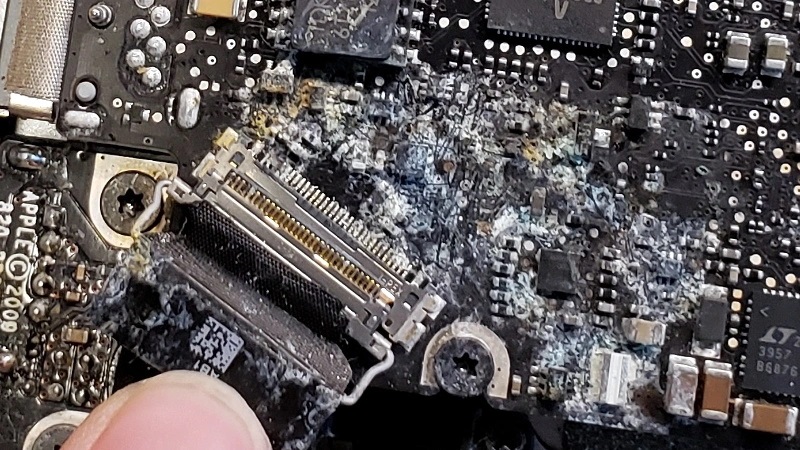 Macbook Pro Liquid Spill Repair